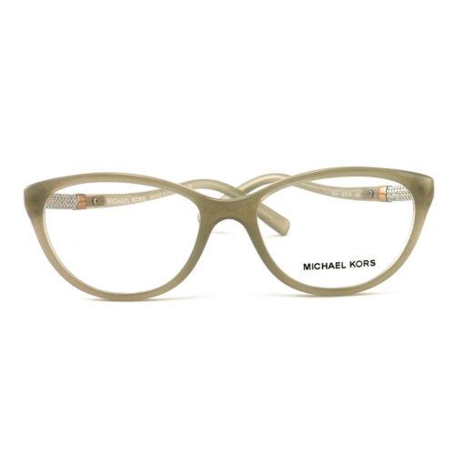 Michael Kors Eyeglasses Frames For Women Light Grey 4021B 3043 52-16-135 Cat Eye