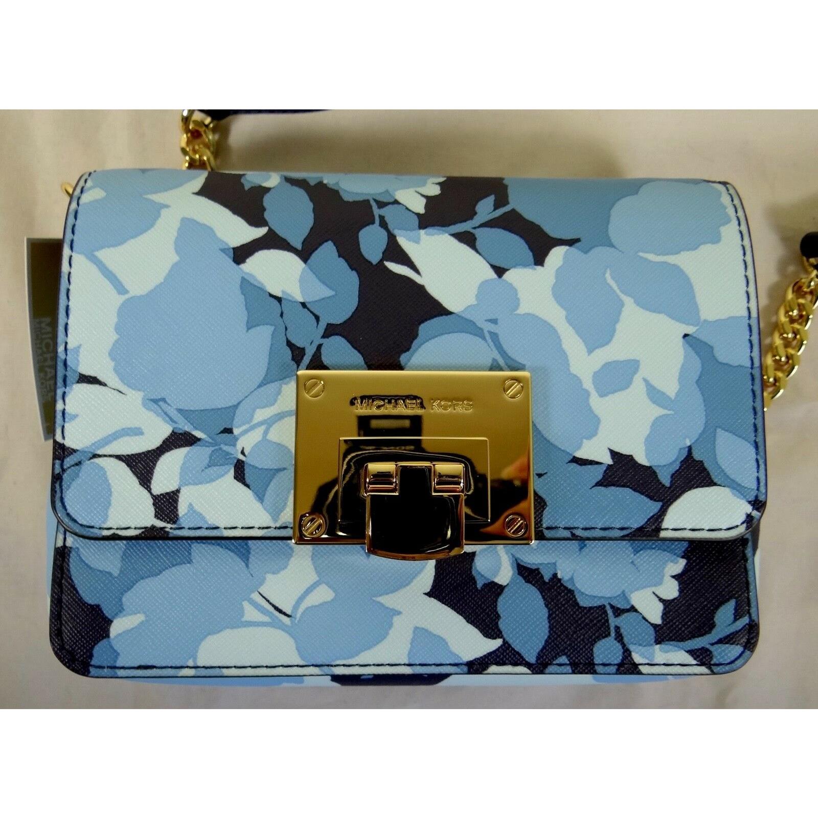 Michael kors blue floral purse Clearance