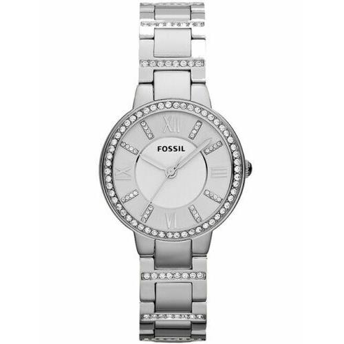 Fossil Women`s Virginia Stainless Stainless Steel Watch ES3282