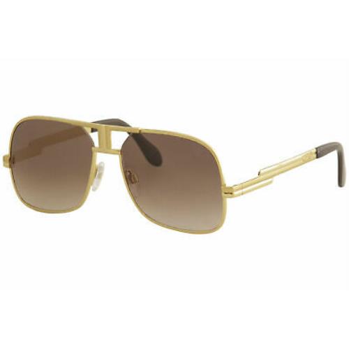Cazal Legends Men`s 701/3 003 Gold Retro Pilot Sunglasses 58mm