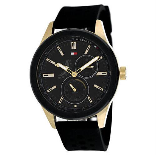 Tommy Hilfiger Men`s Austin Black Dial Watch - 1791636