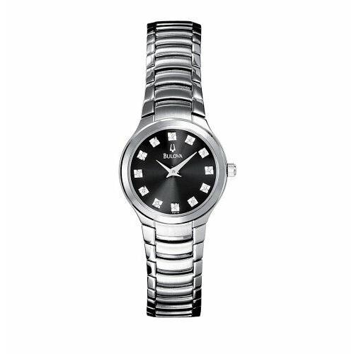 bulova 12 diamond women's watch