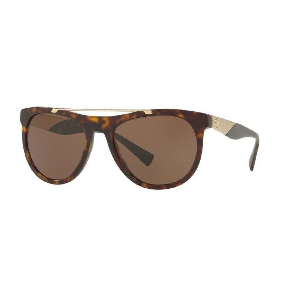 Versace Sunglasses VE4347 108/73 56mm Havana-gold / Brown Lens
