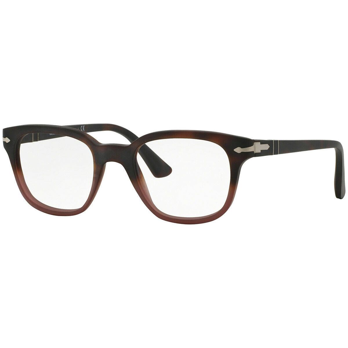 Persol Eyeglasses PO3093-V 9025 48-20 Matte Havana Red Gradient