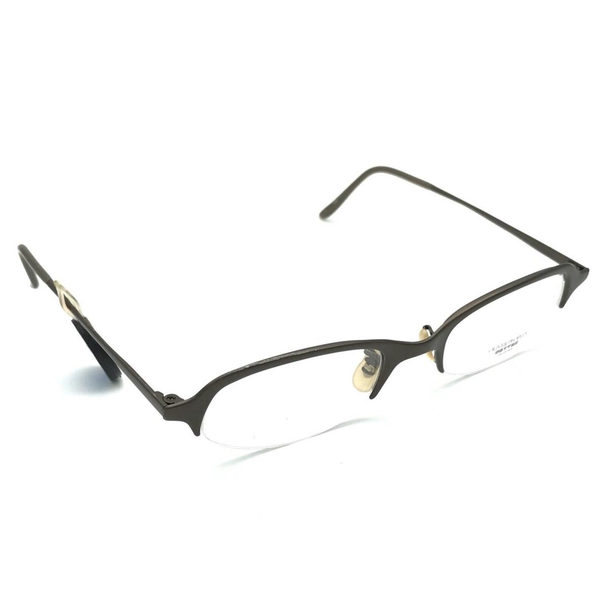Oliver Peoples Score Titanium 100 Bronze Half-rimless Eyeglasses 48-20 143 Japan