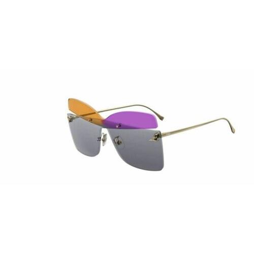 Fendi FF 0399/S 001B/9O Beige Violet Sunglasses