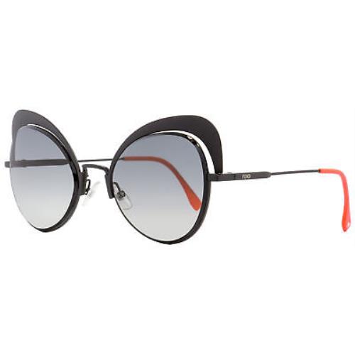 Fendi Oval Sunglasses FF0247S 8079O Black 54mm 247