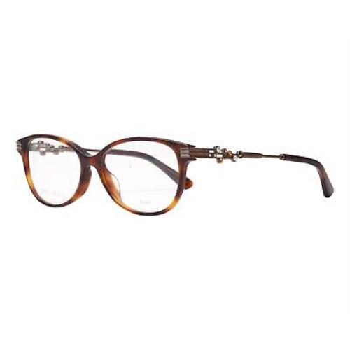 Jimmy Choo JC221/F Col. 086 Dark Havana Eyeglasses Frame