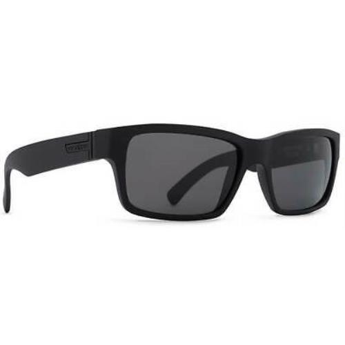 Von Zipper Fulton Sunglasses - Black Satin / Grey