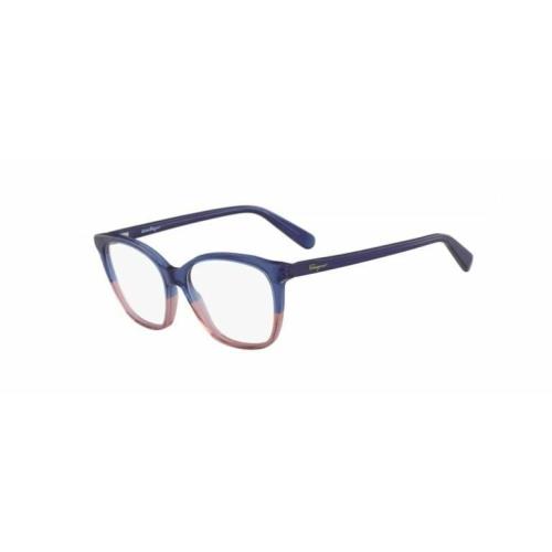 Salvatore Ferragamo Eyeglasses SF2817 431 Blue/rose Frames 52MM Rx-able ST