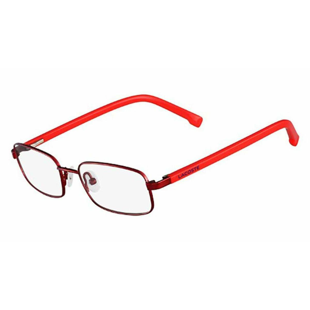 Lacoste L3101 615 Red Rectangular Eyeglasses