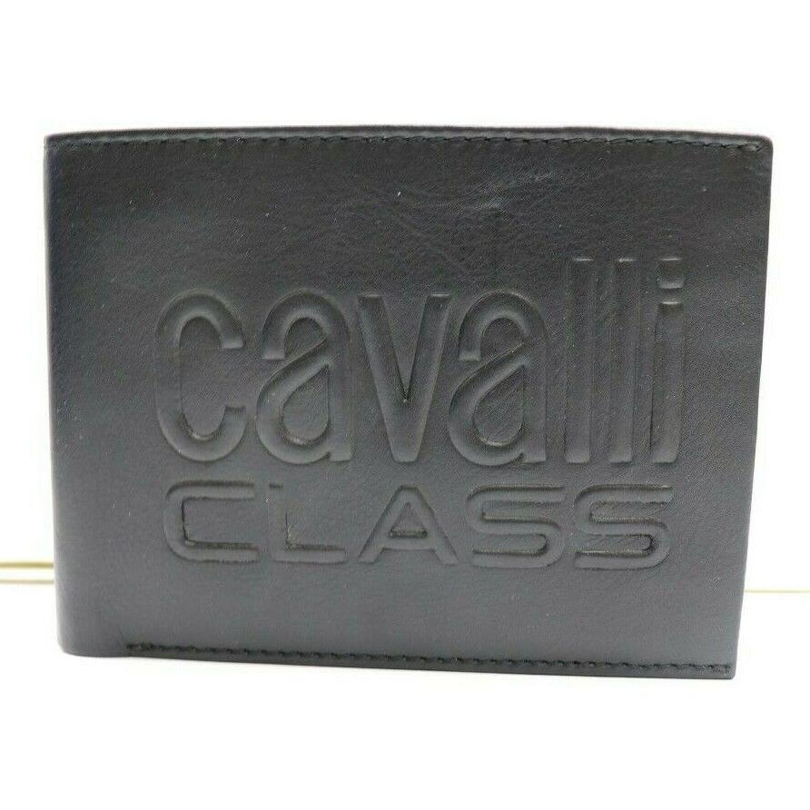 Roberto Cavalli Class Men s Black Larger-sized Wallet Gmlpaq