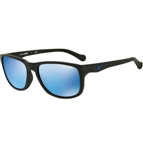 Arnette Straight Cut Matte Black Sunglasses AN4214 - 01/55
