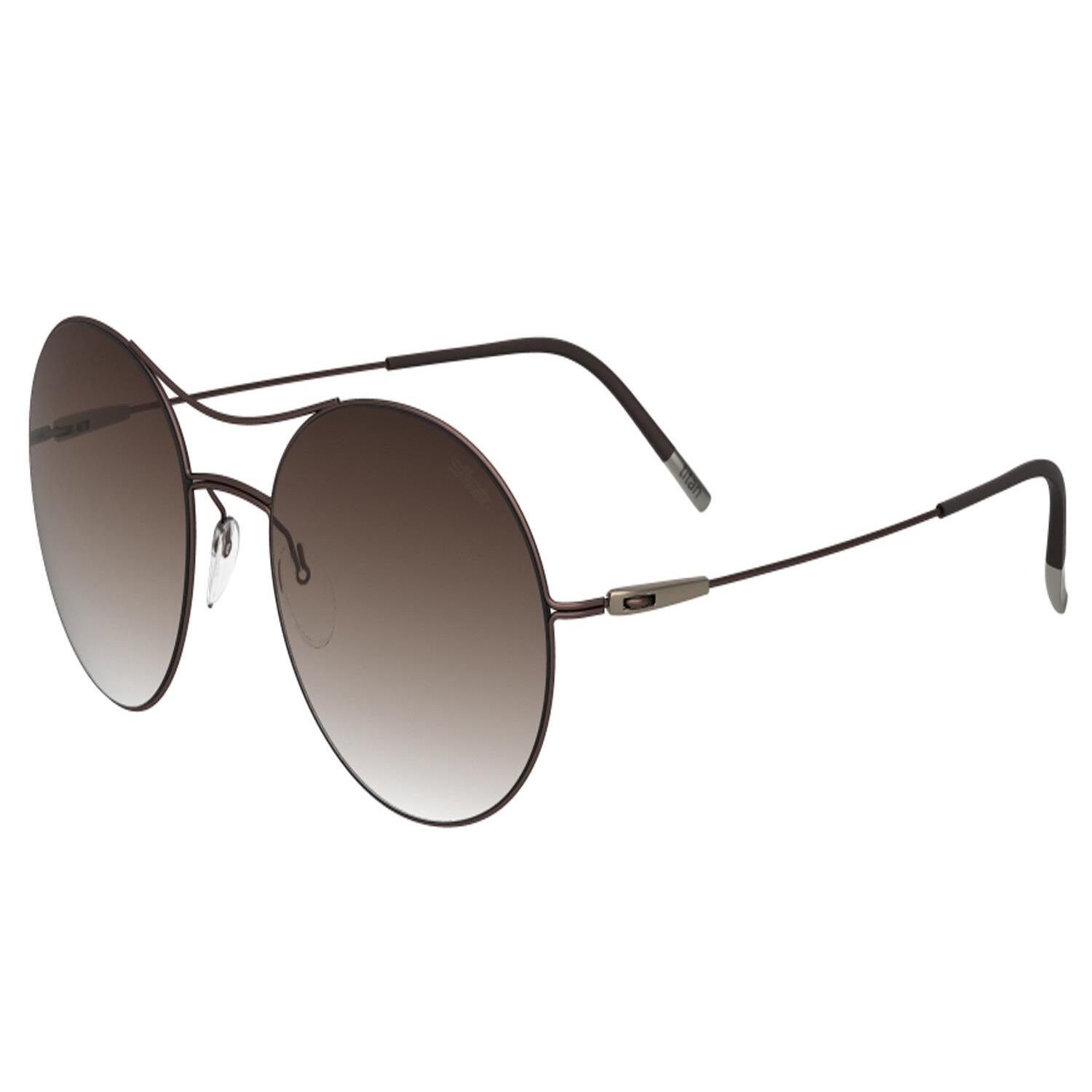 Silhouette Sunglasses Titan Breeze 8694 Caramel Matte 8694-75-6040