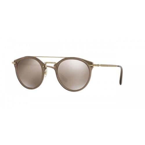 Oliver Peoples OV 5349 S 14736G Remick Taupe/ Gold Mirror Sunglasses