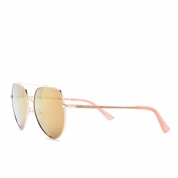 guess 58mm aviator sunglasses