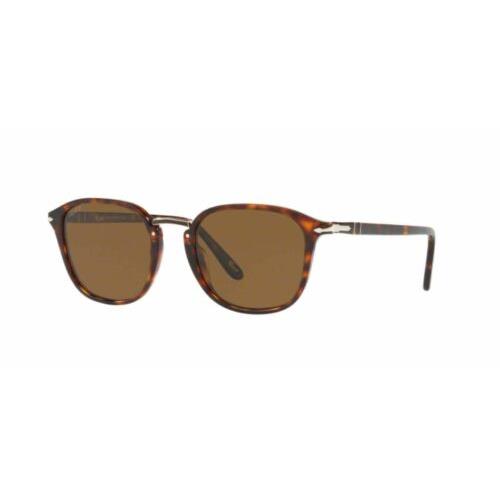 Persol 0PO 3186 S 24/57 Havana Polarized Sunglasses