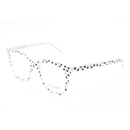 Saint Laurent SL 166 006 White Frames RX Eyeglasses SL166 51-18