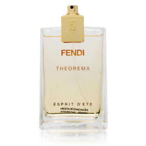 Theorema Esprit D`ete by Fendi For Women 3.4 oz Edt Spray Tester