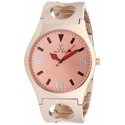 Toywatch CU11PG Women`s Cuff Rose Gold-tone Stainless Steel Watch