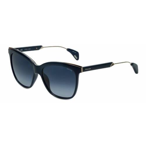 Police Designer Sunglasses Affair 2SPL621-07AC in Navy 56mm
