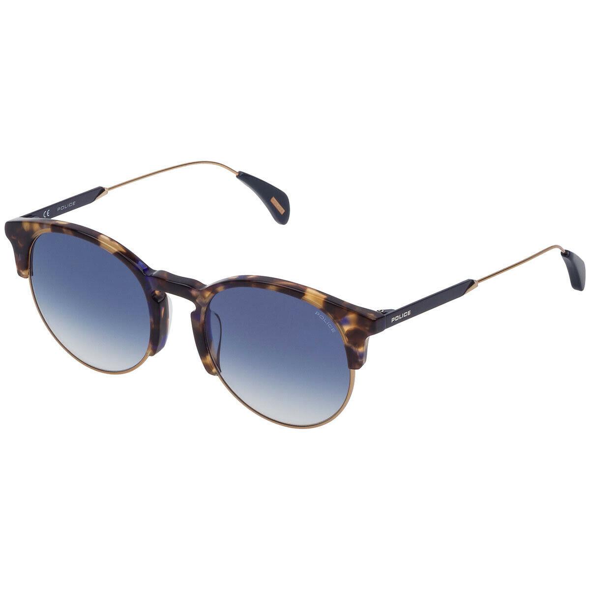 Police Sunglasses Affair 4 SPL738 0744 Shiny Havana/blue Gradient 51 mm