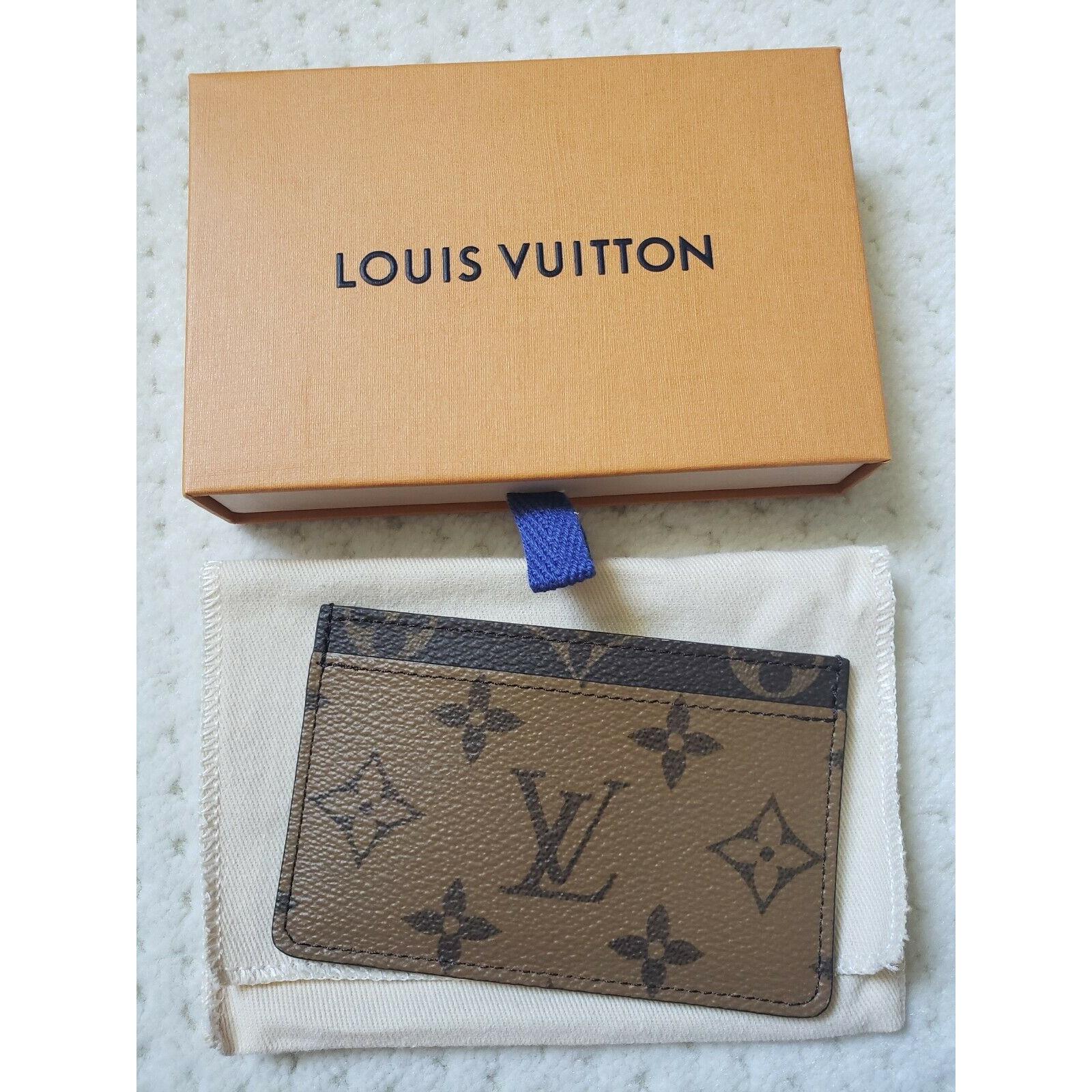 Louis Vuitton Monogram Reverse Card Holder Receipt M69161