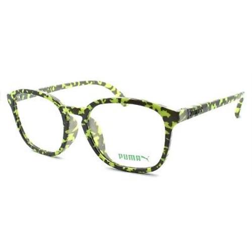Puma PU0080OA 004 Men`s Eyeglasses Frames 51-18-150 Gray / Yellow