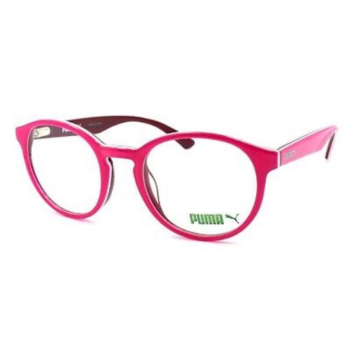 Puma PU0107O 005 Eyeglasses Frames Round 48-20-140 Pink