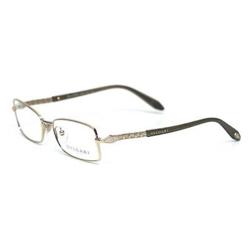 Bvlgari 2111-B 278 Gold-green Eyeglass Frame Eyewear 51-16-135