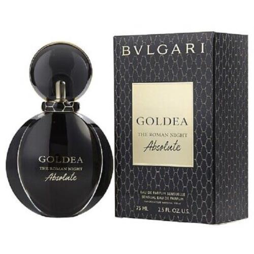 Goldea The Roman Night Absolute Bvlgari 2.5 oz / 75 ml Edp Women Perfume Spray