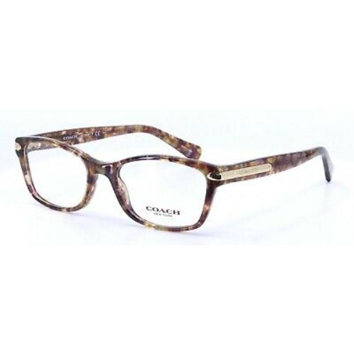 coach eyeglasses hc6065 5287 confetti light