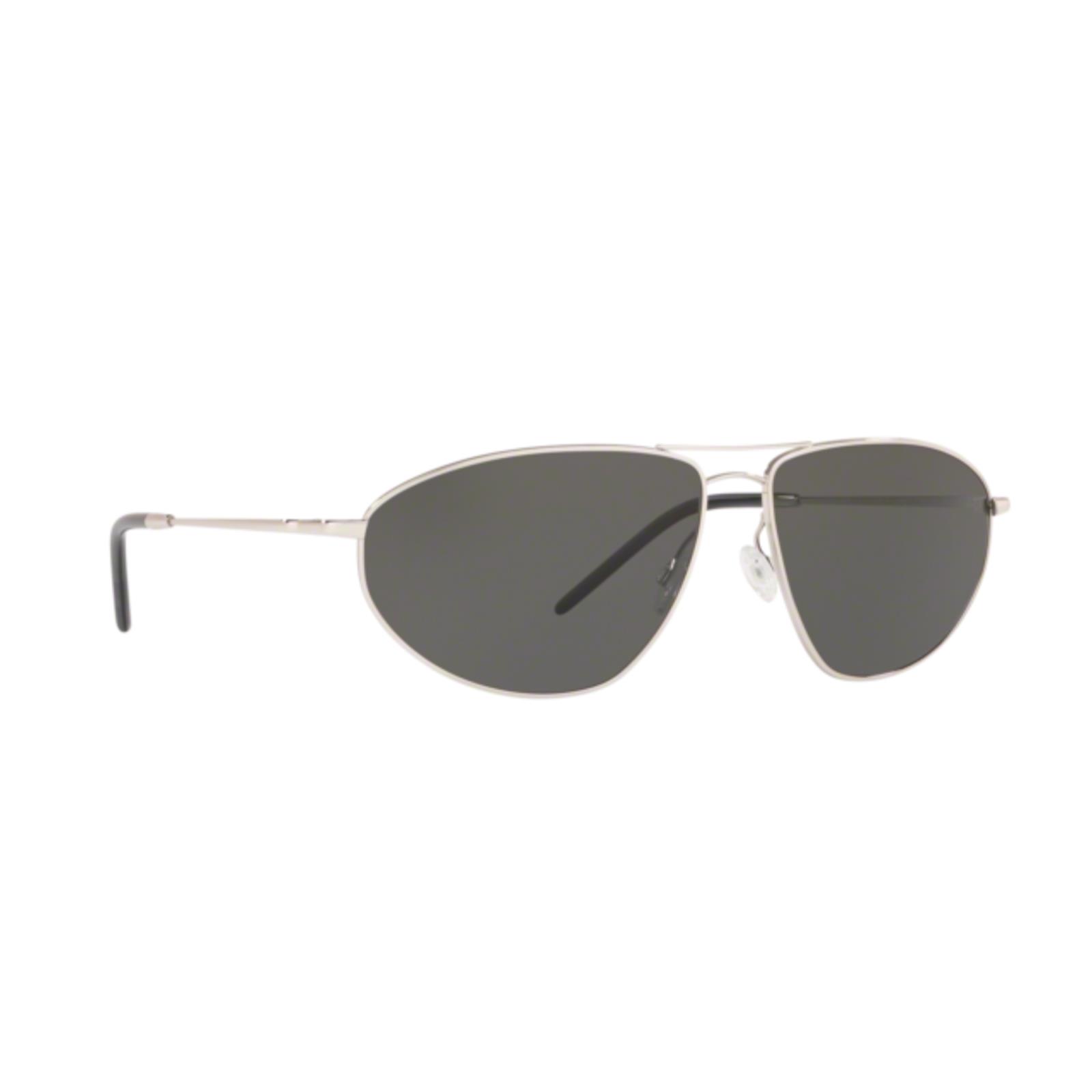 Oliver Peoples Kallen Polarized Sunglasses OV 1261-S 5036P2 Silver with Grey