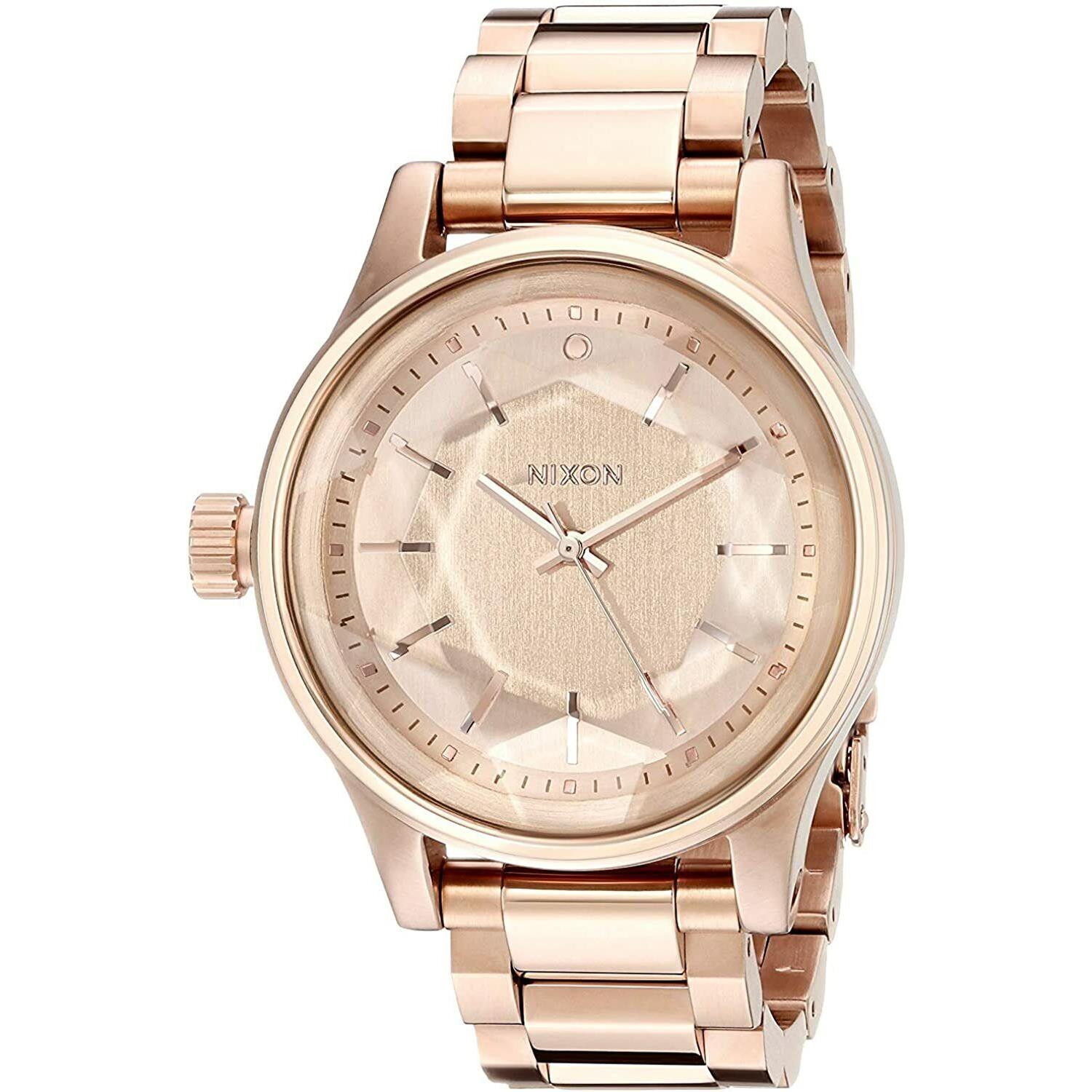 Nixon Facet 38 All Rose Gold-plated Women s Watch A409-897/ A409897