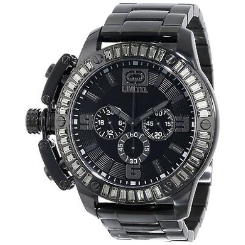 Marc Ecko E25061G1 The Ironside Oversized Black Watch Crystals