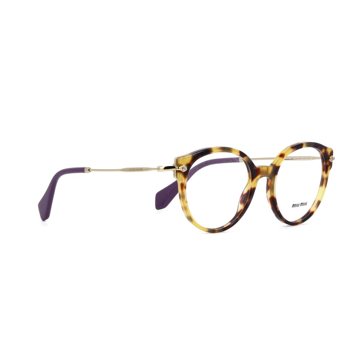Miu Miu Eyeglasses MU04PV 7S0-101 Light Havana 52-19-140 18