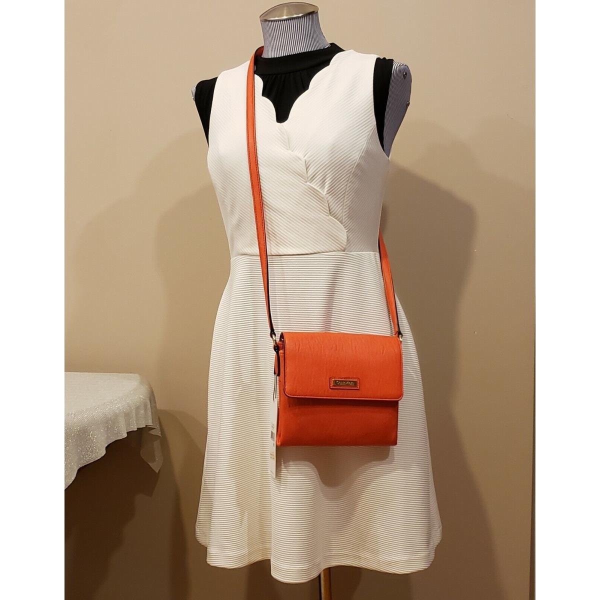 calvin klein orange crossbody bag