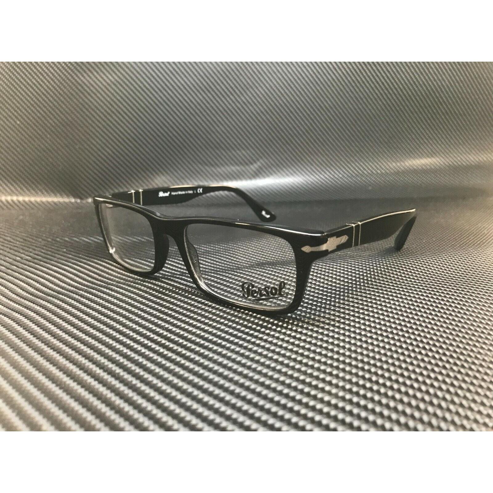 Persol PO3050V 95 Black Demo Lens Men`s Eyeglasses 55 mm