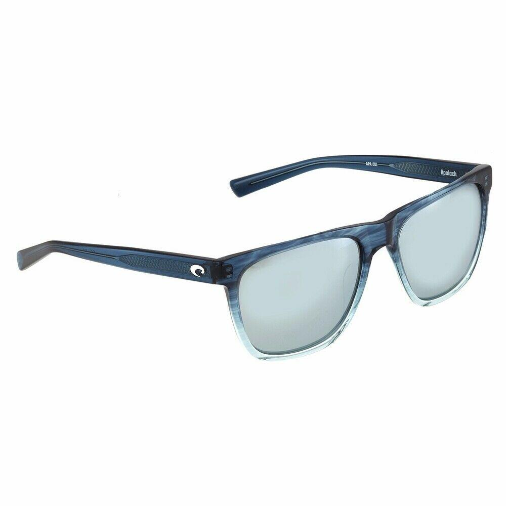 Costa Apalach Sunglasses - Polarized - Shiny Deep Teal Fade W/gray Silver Mirr