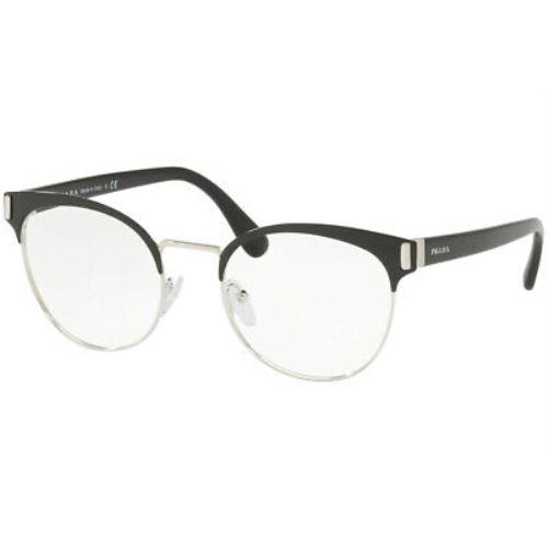 Prada PR 63TV - 1AB1O1 Eyeglasses Black /silver 52mm