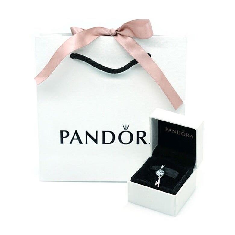 Pandora Valentine`s Day Gift Heart Key Charm Pendant 397725