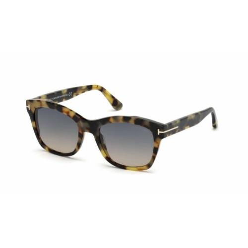 02 55B coloured havana/gradient smoke Sunglasses Tom Ford FT 0614 Lauren
