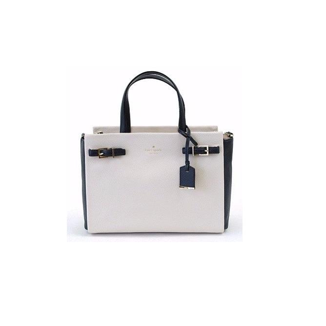 Kate Spade Holden Street Two-tone Leather Satchel Shoulder Bag Handbag WKRU4088
