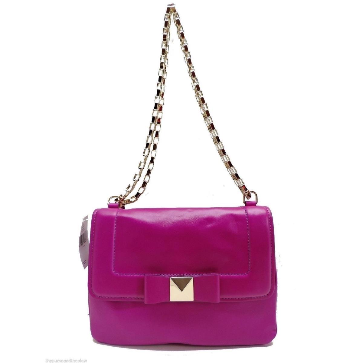 Kate Spade York Justine Shoulder Bag Handbag Pink Leather