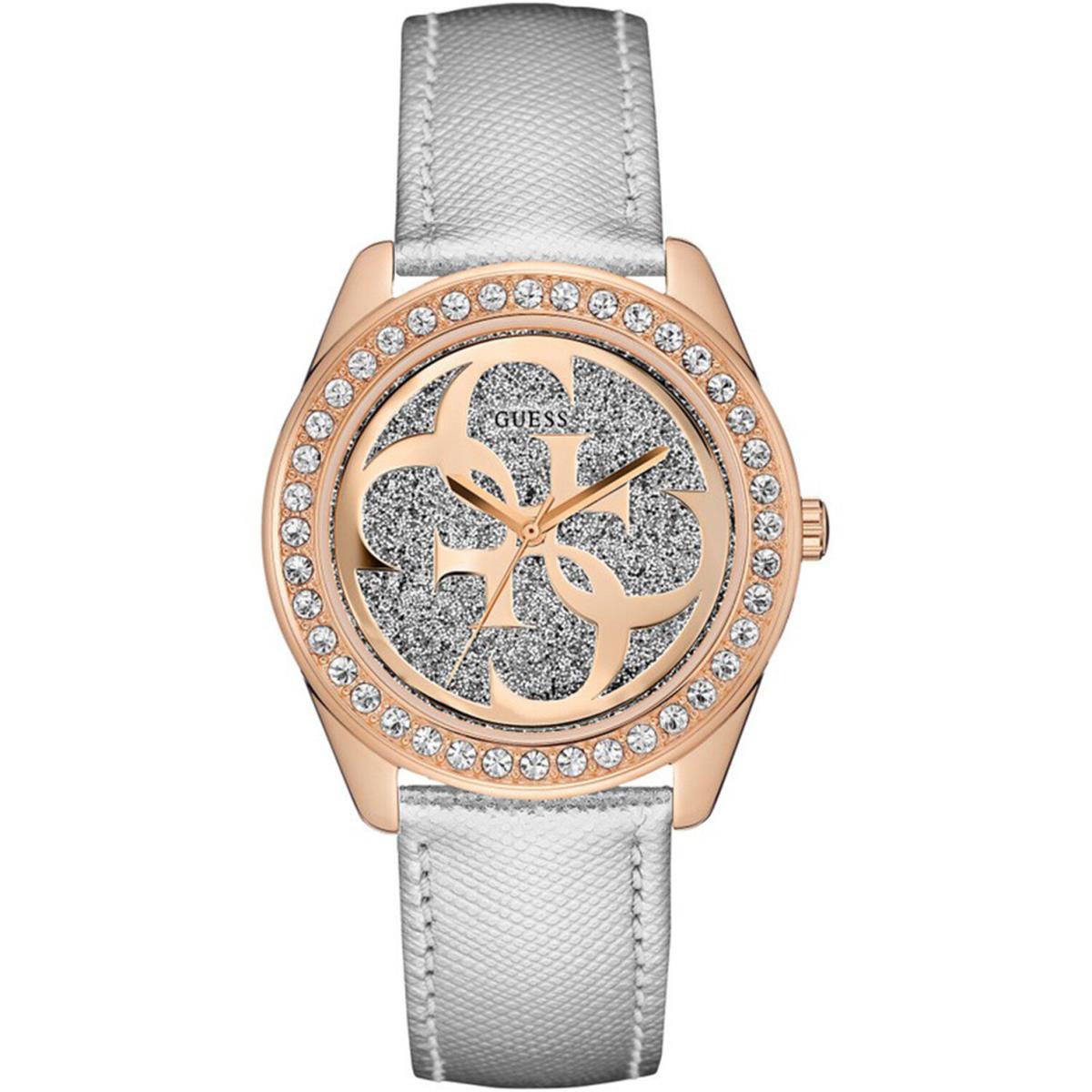 Guess W0627L9 Ladies Dress Stainless Steel Case Rose Gold-tone Crystal Accented