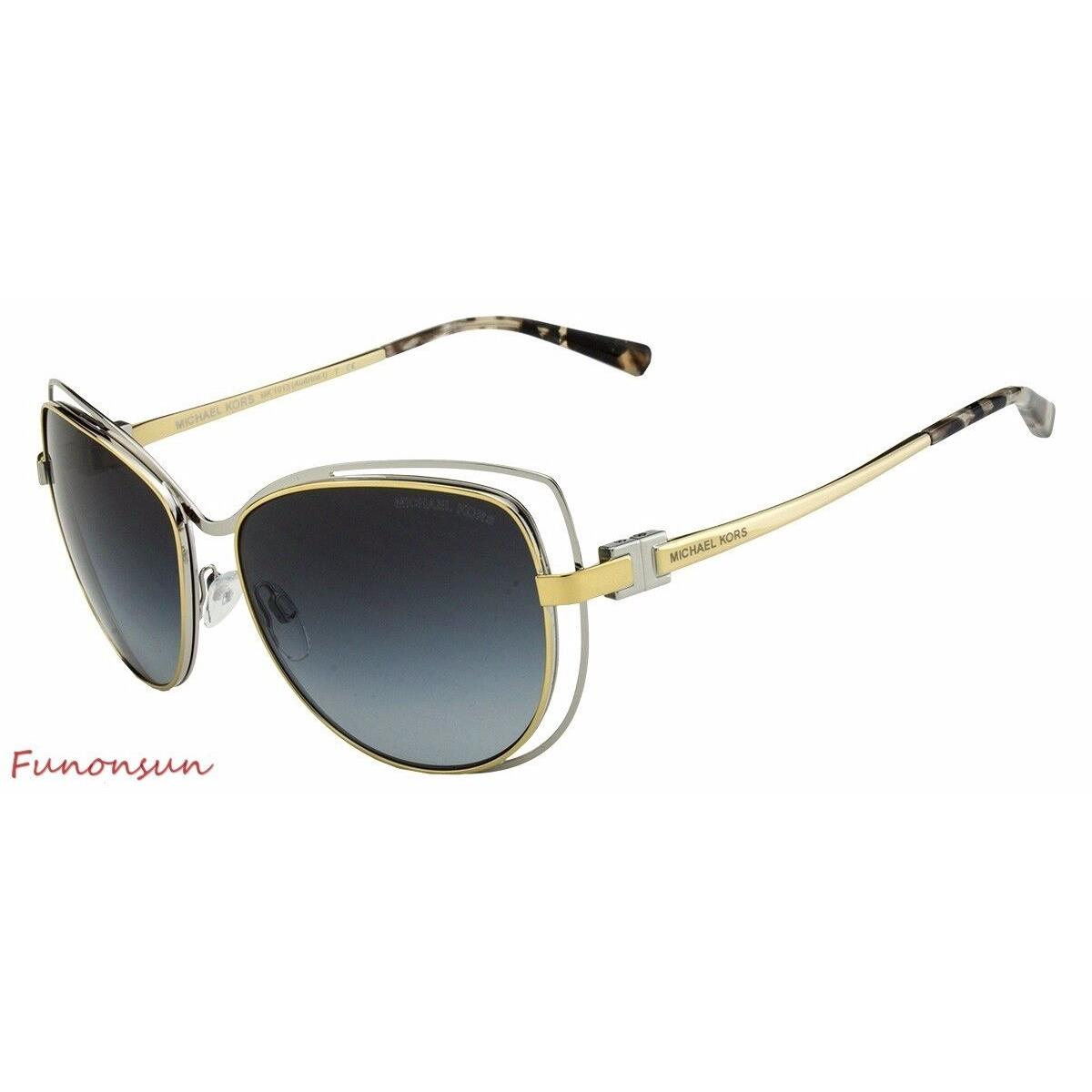 Michael Kors Audrina I Women`s Sunglasses Mk1013 112011 Silver Gold
