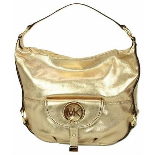 Michael Kors Fulton Large Leather Shoulder Bag