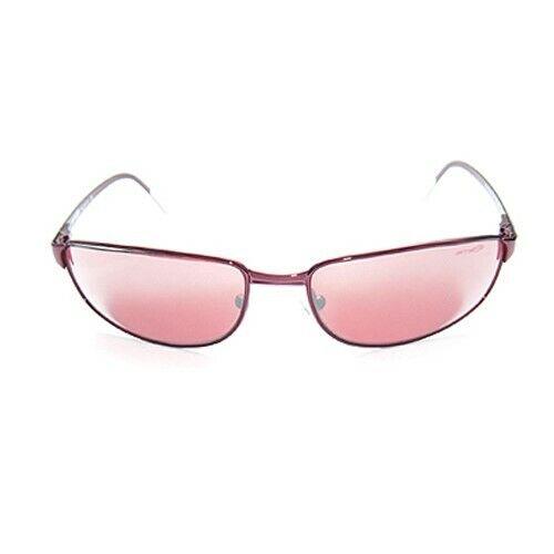 Arnette Steel Demon Sunglasses AN3001 511/60 Copper Steel Frame Eyewear Red Lens