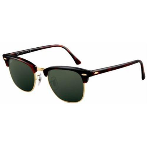 Ray-ban Clubmaster Sunglasses - Tortoise Arista / G-15 Xlt