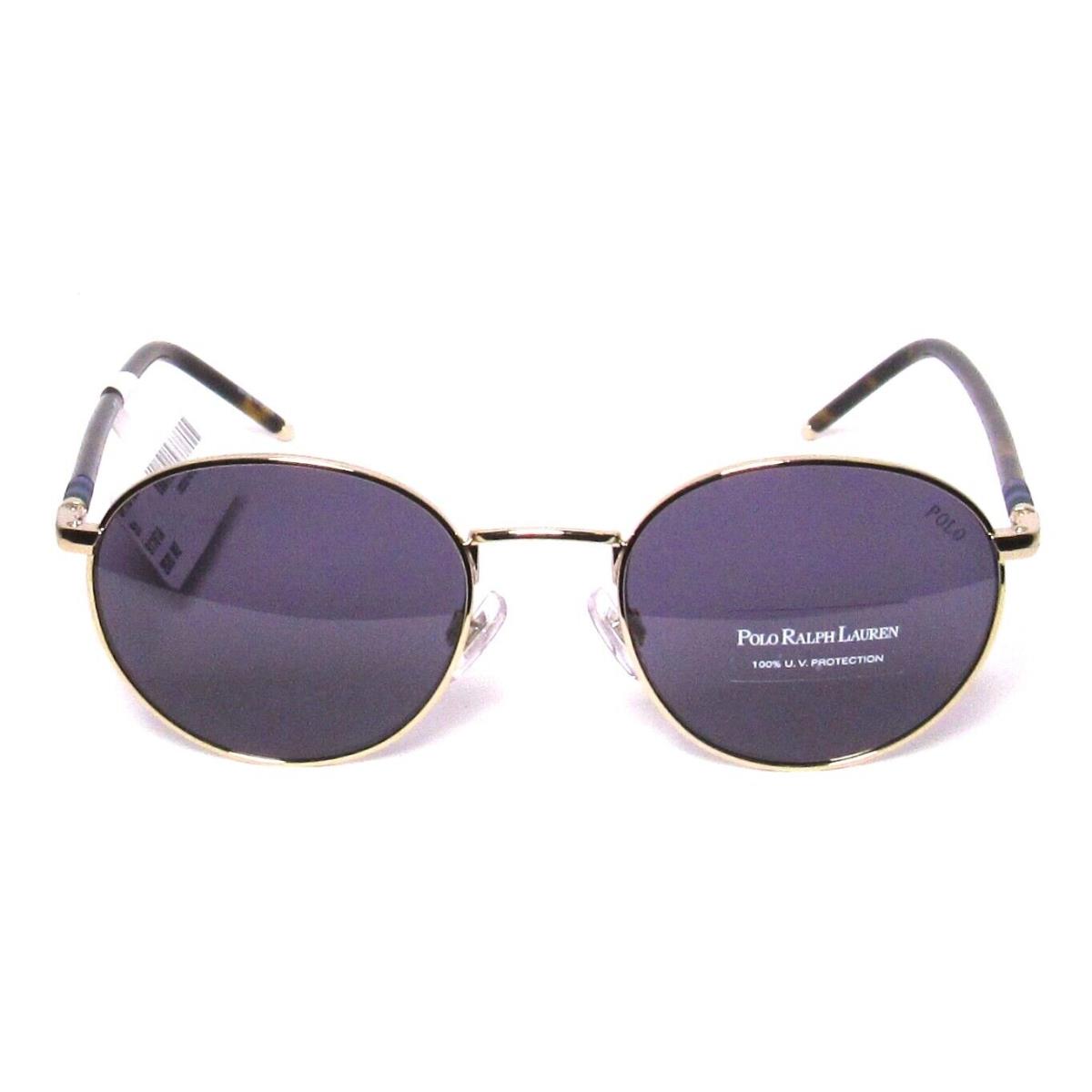 Polo Ralph Lauren PH 3133 9116/1A Round Sunglasses 51-20-140 Gold/tortoise >new<